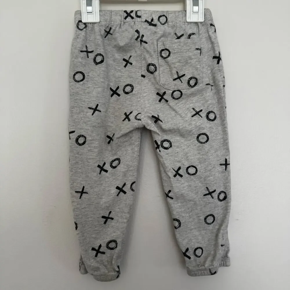 babyGap Joggers/Sweatpants: Stripes, Stars, and Love (XO), Includes 3 Pair